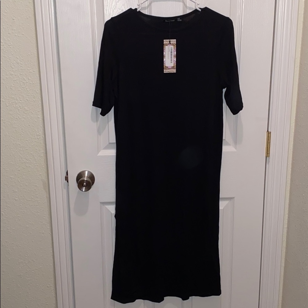 Split Midi Maternity dress